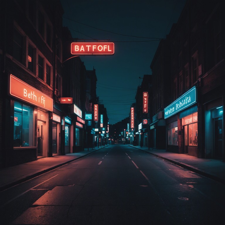 This track captures the essence of walking alone through midnight streets, enveloped in the glow of neon signs. The contrast between upbeat dance rhythms and melancholic undertones reflects the bittersweet nature of urban solitude.