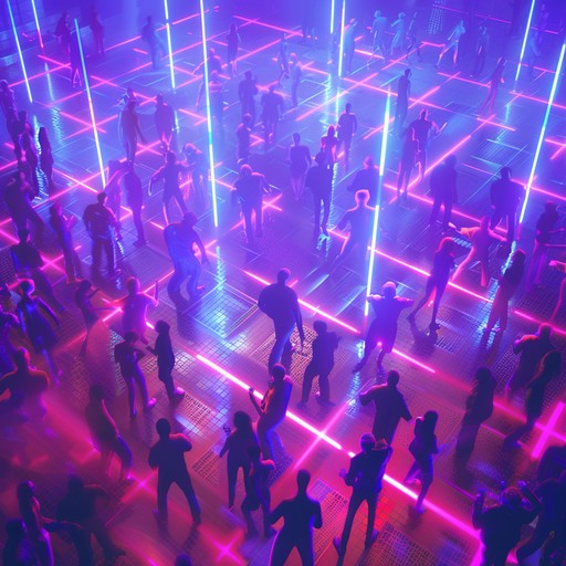 An energetic track featuring funky beats, vibrant synth lines, and an infectious groove that evokes neon lit dance floors of the disco era, blending modern pop with retro vibes. The pulsating rhythm guarantees a lively atmosphere that uplifts and excites.