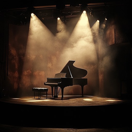 A nostalgic journey through a moonlit charleston cabaret, evoking lost loves and bittersweet memories. The rich sound of the piano creates a haunting atmosphere, blending vintage charm with melancholic undertones. The music tells a story of longing and reminiscence, capturing the essence of a bygone era.