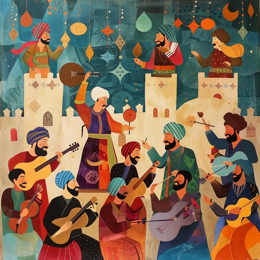 This buoyant instrumental piece features energetic middle eastern rhythms and an infectious melody, creating an atmosphere of celebration and joy. Perfect for festivals and cultural events.