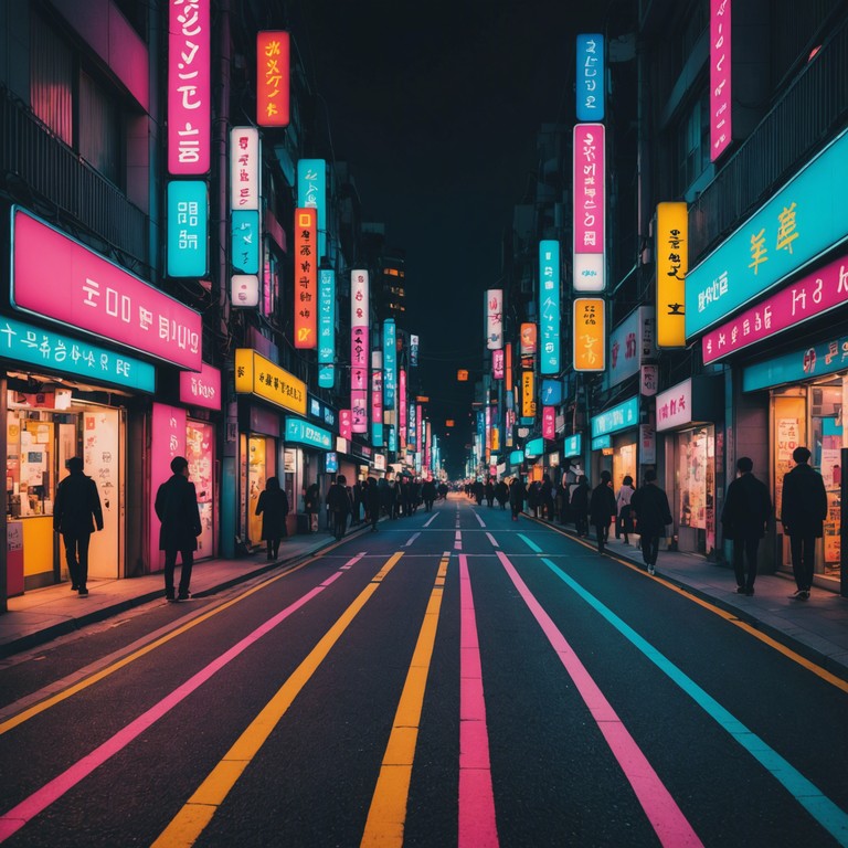 Imagine dancing through the vibrant lights of seoul, feeling the city's pulse with every beat on a bright night.