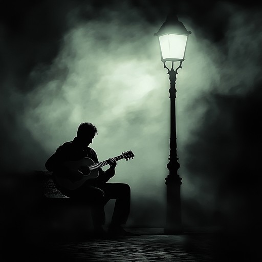 This instrumental piece combines the smooth rhythms of bossa nova with ominous tones and eerie harmonies, evoking the feeling of walking through shadowy alleyways late at night.