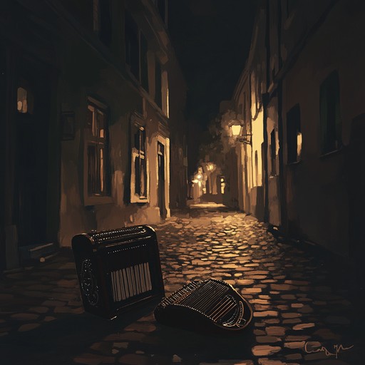 An instrumental tango piece that captures the eerie atmosphere of deserted city streets at night, blending haunting melodies with dark undertones to evoke a sense of mystery and suspense.