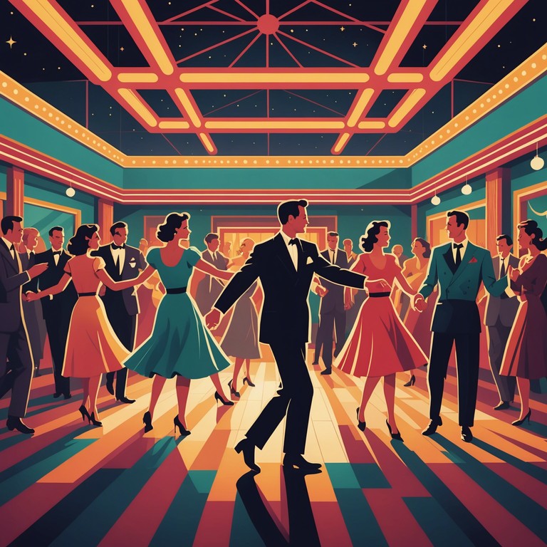 This track is a modern take on traditional swing music, infused with uplifting and joyful rhythms that evoke a sense of nostalgia mixed with euphoria. The composition features prominent brass melodies that soar over a steady, energetic swing rhythm, perfect for invigorating listeners with a blend of old and new vibes