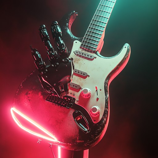 A driving punk instrumental that blends aggressive guitar riffs with futuristic electronic tones, representing an uprising in a cybernetic world.