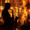 a mystical torch lounge instrumental evoking echoes of ancient fires.