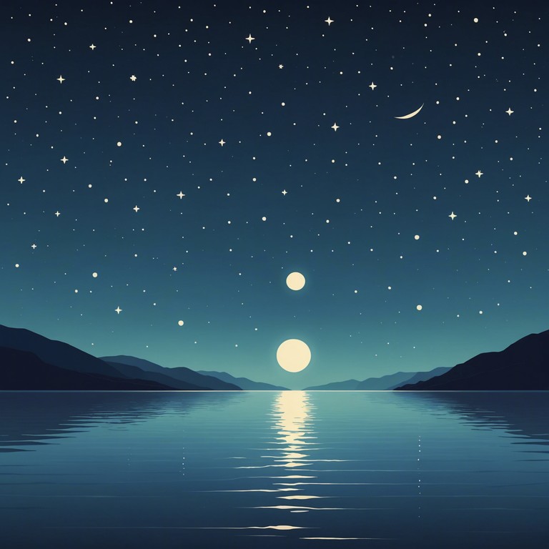 The track uses the deep vibrato of a cello to create a sound reminiscent of the peaceful yet profound expanses of an ocean under a starlit sky. Each note resonates with the tranquility and mystery of the deep seas, perfectly capturing the essence of night time tides and celestial reflections.