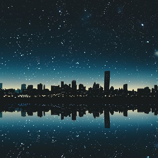 An instrumental evoking the serene, mystical essence of a city's nightscape. Starting with gentle piano, layered strings and ambient sounds subtly build, portraying a reflective urban night.