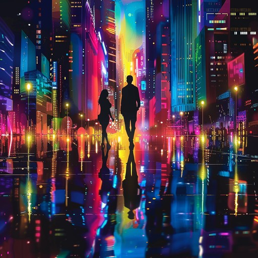 Step into the electrifying atmosphere of the urban nightlife with this infectious dance track. Modern beats and vibrant rhythms converge, allowing you to dance the night away under the glowing city lights. It's an energetic journey through an electric street tapestry.