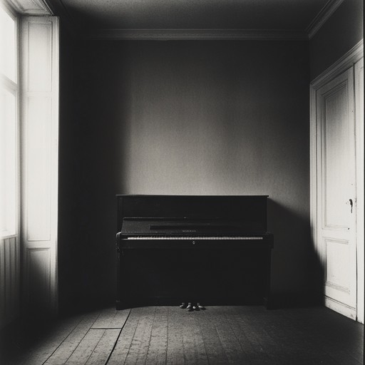 An emotional piano driven instrumental that delves into the feelings of isolation, with gentle melodies and sparse arrangements that paint a picture of solitude and introspection, touching the listener's heart.