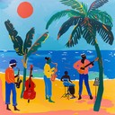 uplifting funk rock with vibrant summer vibes