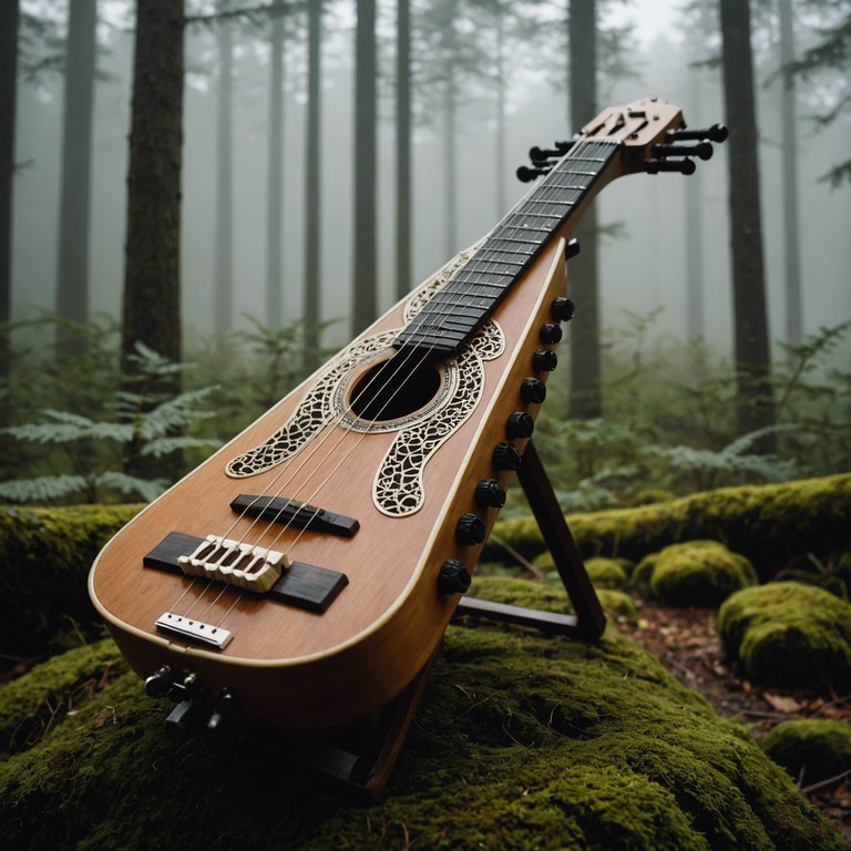 This instrumental piece embodies the untamed spirit of nature blended with intense human emotions, expressed through the rustic timbres of a single nyckelharpa. The composition explores the syncopated rhythms and peculiar melodies characteristic of freak folk, invoking images of vast, unspoiled landscapes intertwined with deep emotional undertones.