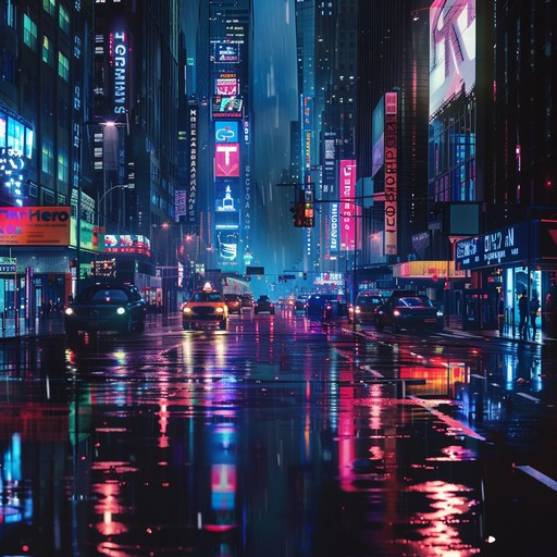 A vibrant fusion of urban rhythms and melodic harmonies, this track channels the energy of city life through pulsating beats, seamless basslines, and lush synthesizer melodies that groove effortlessly. The instrumental arrangement captures the essence of the neon lit streets and bustling night scenes, perfect for a late night dance vibe