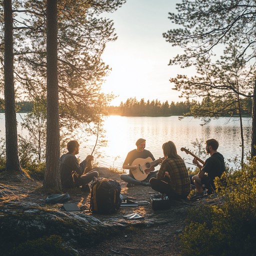 A lively instrumental suomipop track that embodies the vibrant energy and joy of finnish summers, featuring uplifting melodies and rhythms that celebrate sunshine, happiness, and communal festivities. The song invites listeners to experience the warmth and exuberance of finland's brightest season.