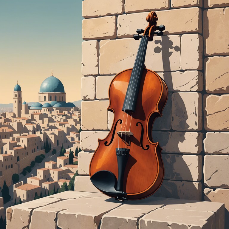 An uplifting and powerful composition that connects the deep historical roots of jewish music with contemporary orchestral arrangements, highlighting how tradition can inspire current generations. The song starts with a subtle violin introduction, building into a full orchestral crescendo that symbolizes the ascent from historical challenges to modern triumphs.