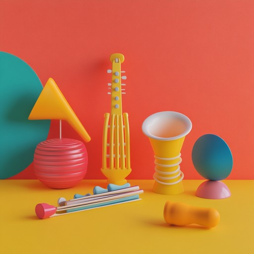 An energetic track combining playful toy instruments with lively electronic beats, creating a whimsical journey through a child's imagination.