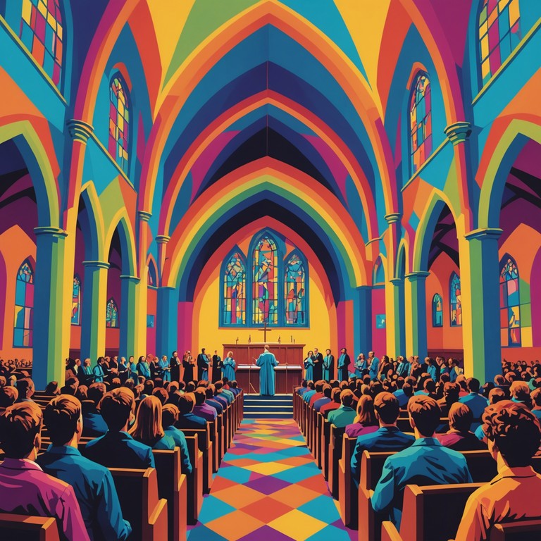 This track blends traditional gospel vocals with psychedelic soundscapes, creating a unique auditory experience. As the gospel choir delivers soulful melodies, swirling synth effects and vibrant echo delays transport the listener to a transcendent spiritual plane. The combination of earthly and otherworldly sounds encapsulates a journey of faith and discovery.