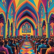 immersive gospel with a psychedelic twist.