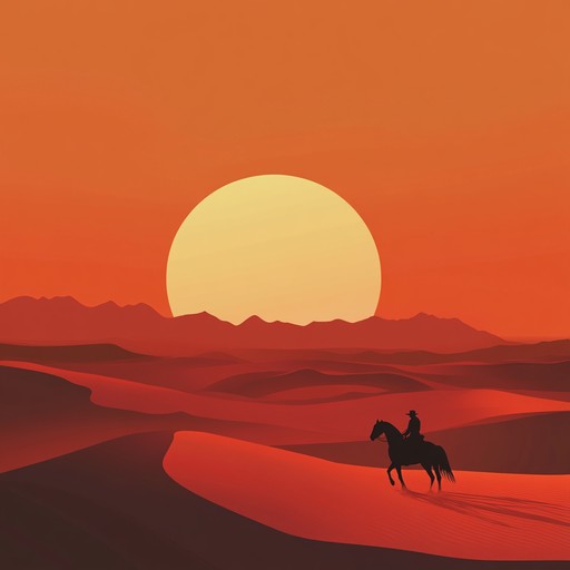 An intense instrumental featuring driving percussion and haunting ney melodies, evoking a thrilling pursuit across expansive desert landscapes under the blazing sun.