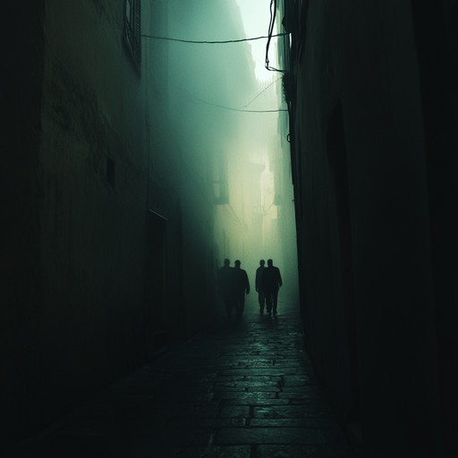 This piece creates an eerie atmosphere using dissonant strings, chilling harmonies, and unexpected crescendos that keep listeners on edge. The haunting melodies and dark orchestral textures paint a vivid picture of lurking shadows and unknown terrors. Each note pulsates with tension, making it ideal for horror films or games.