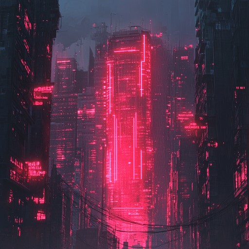 Immerse yourself in a haunting soundscape set within a dystopian city where neon lights flicker and shadows harbor untold secrets. The synth driven melodies evoke a sense of eerie futurism, blending mechanical rhythms with an unsettling undercurrent, capturing the essence of cybernetic desolation