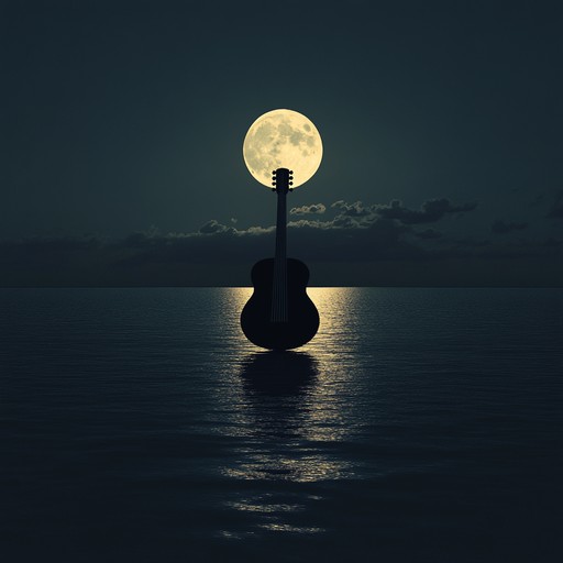 An instrumental track that weaves tender latin guitar melodies with soft rhythms, capturing the introspective mood of a tranquil night under the moonlight. The music invites deep reflection and a sense of peaceful solitude.