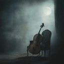 eerie cello echoes through haunted corridors