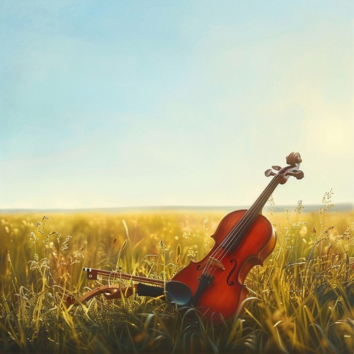 A peaceful and hopeful instrumental piece that blends traditional folk melodies with lush string arrangements, evoking the serene beauty of sunlit meadows.