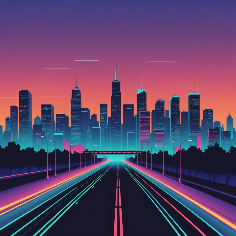 This track is a nostalgic and vivid journey back to the heydays of synthpop, evoking images of neon lit streets and digital dreams. Punchy, melodic synths play an uplifting sequence that feels both classic and contemporary.