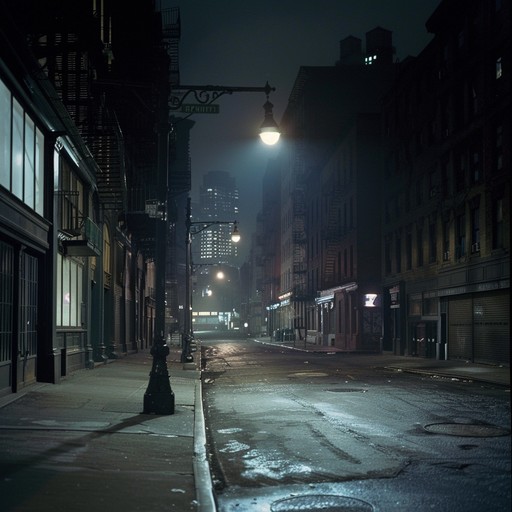 This trip hop track captures a stealthy nocturnal adventure through dimly lit city streets, with chilling beats and an atmospheric blend of synths and strings creating a mood of intrigue and pending danger. Subtle yet penetrating, the piece unfolds like a suspense filled nighttime escapade in a metropolitan labyrinth.