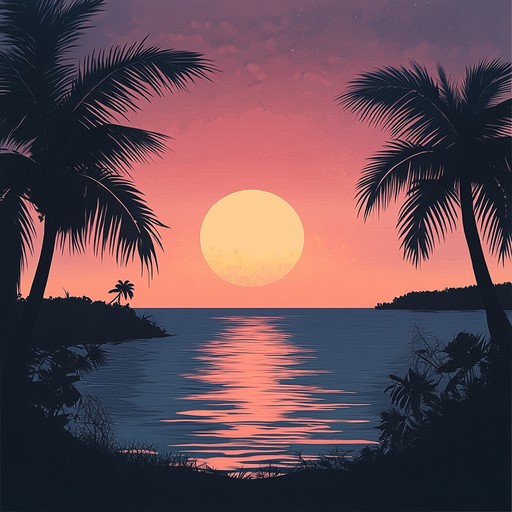 A soothing instrumental composition that envelops the listener in the calming ambience of a tropical beach, featuring gentle steel drum melodies and subtle oceanic sounds to relax the mind