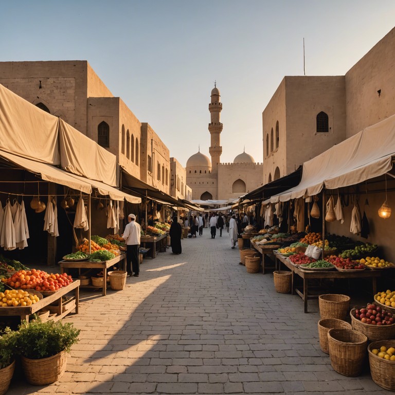 Embrace the morning warmth of a bustling middle eastern souk. This alternative version adds a slightly faster tempo and a sunrise inspired intro that enhances the track's uplifting and joyful mood