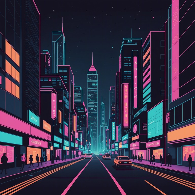 This electropop instrumental harnesses the powerful combination of pulsing synth lines and dramatic chord progressions to create a soundscape that feels like navigating a futuristic city bathed in neon lights. The dynamic shifts in the composition mirror the highs and lows of city life, powered by energetic beats that promote a feeling of unstoppable motion.