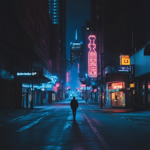 A soothing, instrumental house composition that takes listeners on a contemplative journey through the nocturnal cityscape, blending ambient textures with soft beats to evoke introspection amidst urban solitude