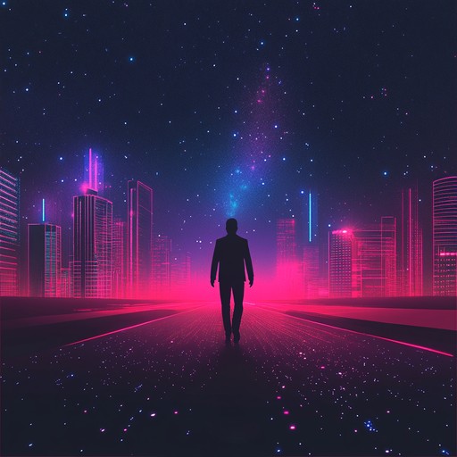 An instrumental piece that blends lush ambient textures with pulsating electronic beats, creating a surreal soundscape reminiscent of drifting through vibrant neon lit cityscapes in a dreamlike state.