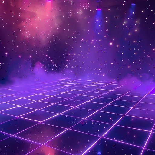 Imagine stepping into an intergalactic disco where stardust twirl in a hypnotic dance, illuminated by otherworldly lighting. This song combines uplifting beats with futuristic synths to create an environment that feels like a party among the stars. The track features shimmering electronic melodies and cosmic soundscapes, all grounded by a driving, infectious rhythm