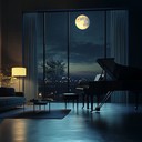 gentle piano melodies soothe the soul under starlit skies