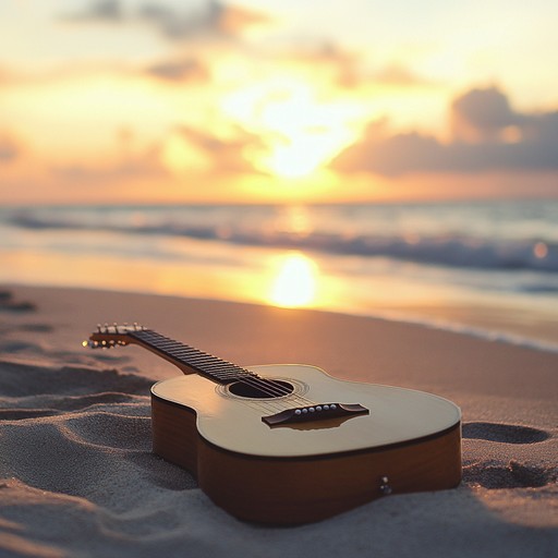 A soothing instrumental piece that envelops you in the warmth of a setting sun. The smooth guitar licks create a serene atmosphere, resonating with the gentle colors of twilight and the tranquility of the sea, perfect for evoking sweet memories.