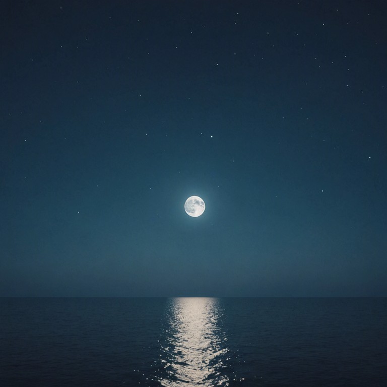 A serene and soothing melody where gentle guitar strums meet the whispering winds of a quiet night, creating a soundscape that envelops the listener in a peaceful aura. This track mimics the soft luminance of moonlight reflecting on a tranquil sea, encouraging deep contemplation and relaxation.