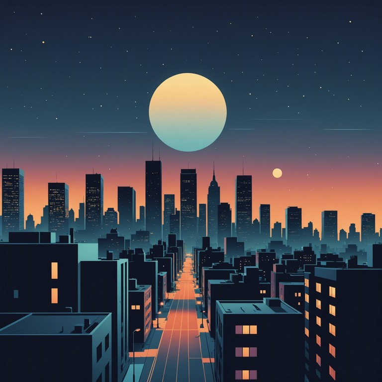 This track combines deep, meditative beats with the upbeat tempo of dancepop, creating a reflective yet engaging soundscape perfect for night time listening or introspective moments at a party. Gentle piano melodies overlay a rhythmically complex dancepop foundation, reminding the listener of quiet urban evenings where the city sleeps but dreams vividly.