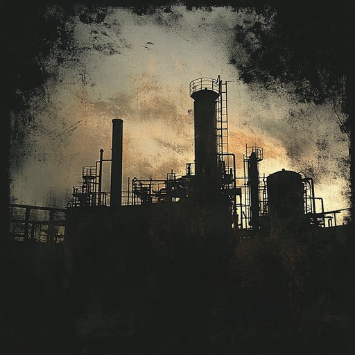 An intense instrumental track blending gritty guitar riffs with industrial percussion, creating a haunting, otherworldly atmosphere that pushes the boundaries of experimental rock.