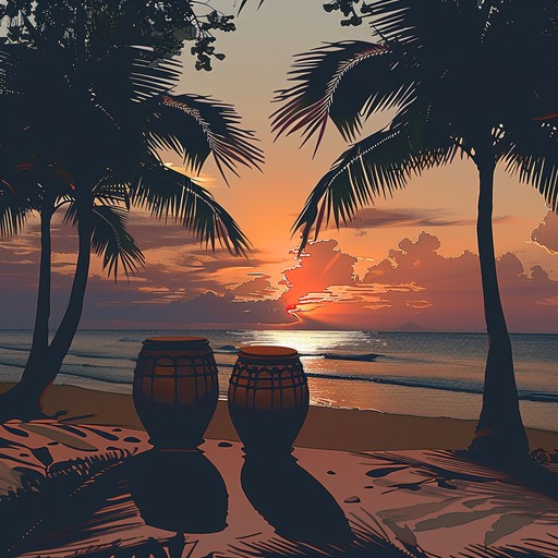 Immerse yourself in a tranquil salsa night with delicate tropical rhythms that softly caress your senses like a gentle breeze. Perfect for unwinding while evoking the warmth and peace of a serene sunset on a tropical beach.