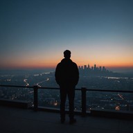 quiet reflections in a nocturnal city