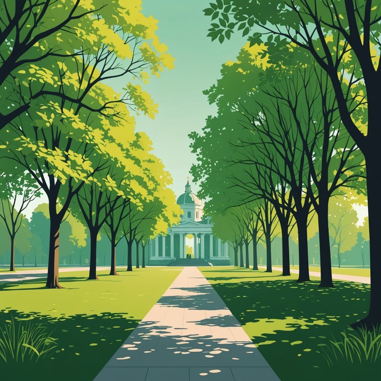 Imagine strolling through sunlit lanes of vienna, each note flowing like a gentle river, capturing the spirit of ease and carefree beauty of the cityscape. The music creates a soundscape of tranquility and gentle pleasure, perfect for a quiet day of reflection or calm reading.