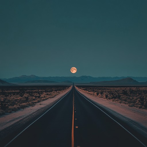 This piece captures the desolation of an empty desert highway, where every haunting whisper in the wind is met by the sorrowful sounds of a slide guitar, creating an unsettling yet captivating atmosphere