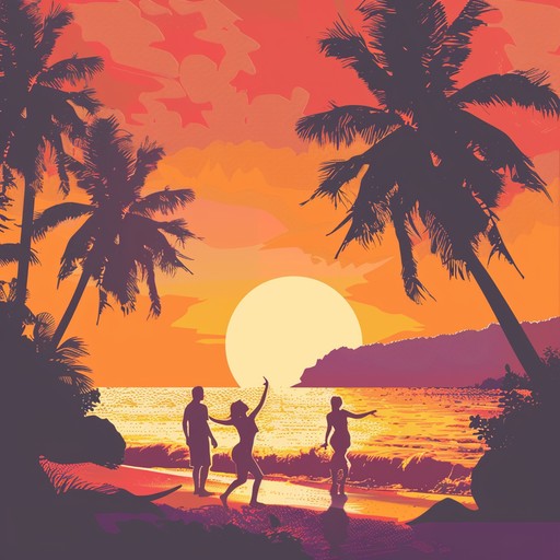 Imagine lively rhythms under a sunny tropical sky with infectious funky beats that make you want to dance on warm sandy beaches. A perfect blend of tropical and funky elements that transport you to a joyful beach party.