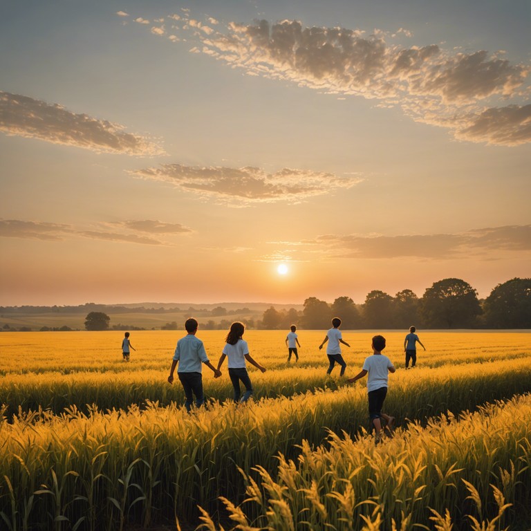 Alternative description: imagine the entire community coming together in a grand parade, with flags waving and smiles all around, as the accordion leads a dance of joy and prosperity. The song encapsulates the warmth and energy of community gatherings in rural settings.