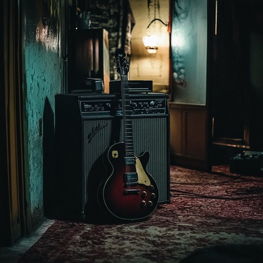 A soulful, slow tempo blues rock instrumental featuring smooth guitar solos and ambient background synths. The music evokes a sense of introspection, perfect for late night reflection and deep thinking.