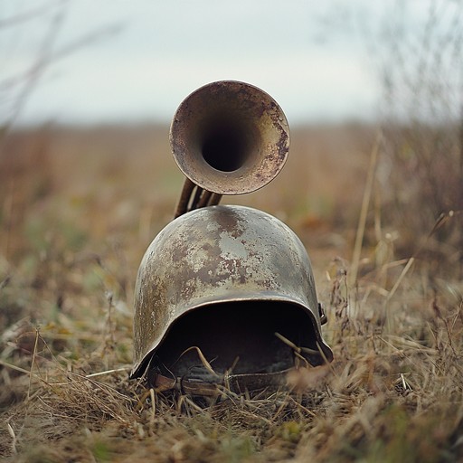 A poignant composition conveying the emotional landscape of soldiers returning home, featuring solemn trumpet calls and stirring strings to evoke courage, loss, and hope.