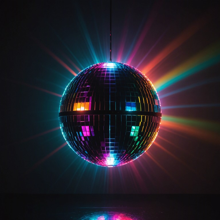 This track features a smooth progression of high energy beats designed to mimic the flash and sparkle of disco lights in a lively nightclub. Accompanied by a funky bassline and the rhythmic pulse of drums, this song is perfect for those who want to feel the excitement of a dance floor from the comfort of their headphones.